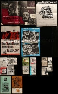 4m228 LOT OF 18 CUT PRESSBOOKS 1960s-1970s advertising for a variety of different movies!