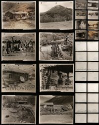 4m370 LOT OF 16 DEVIL'S DOORWAY SET REFERENCE 8X10 STILLS 1950 great images with clapboards!