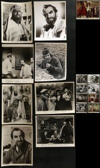 4m330 LOT OF 17 HUGH GRIFFITH 8X10 STILLS 1960s great scenes from some of his movies!