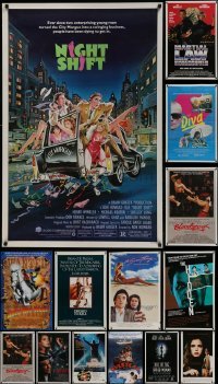 4m484 LOT OF 18 UNFOLDED SINGLE-SIDED 27X41 ONE-SHEETS 1980s-1990s a variety of movie images!