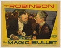 4p266 DR. EHRLICH'S MAGIC BULLET LC 1940 great close up of Edward G. Robinson & Maria Ouspenskaya!