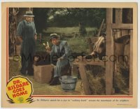 4p268 DR. KILDARE GOES HOME LC 1940 Lew Ayres searches for a clue to walking death in barn!