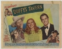 4p276 DUFFY'S TAVERN LC #4 1945 portrait of sexy Veronical Lake between Alan Ladd & Eddie Bracken!