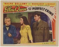 4p287 ELLERY QUEEN & THE PERFECT CRIME LC 1941 Ralph Bellamy behind pretty Margaret Lindsay!