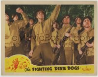 4p304 FIGHTING DEVIL DOGS LC 1944 Bruce Bennett when he was Herman Brix, adapted from 1938 serial!