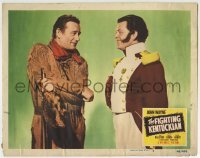 4p305 FIGHTING KENTUCKIAN LC #3 1949 great close up of John Wayne in buckskin with officer!