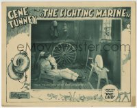 4p306 FIGHTING MARINE chapter 7 LC 1926 bad guy leaves Gene Tunney tied up in a shack!