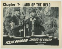 4p314 FLASH GORDON CONQUERS THE UNIVERSE chapter 7 LC R1940s Crabbe, Hughes, Shannon & rock people!