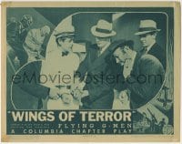 4p317 FLYING G-MEN chapter 9 LC 1939 Columbia serial, government agent Robert Paige, Wings of Terror!