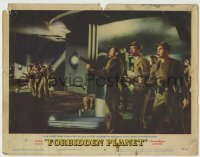 4p322 FORBIDDEN PLANET LC #6 1956 Leslie Nielsen, Warren Stevens & Jack Kelly vs invisible monster!