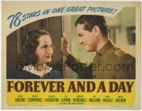 4p325 FOREVER & A DAY LC 1943 Robert Cummings stares into pretty Merle Oberon's eyes!