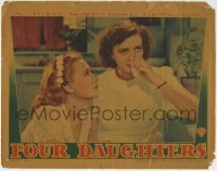 4p331 FOUR DAUGHTERS LC 1938 c/u of Priscilla Lane comforting her crying sister, Michael Curtiz!