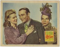 4p340 GANG'S ALL HERE LC 1943 Carmen Miranda is jealous of Phil Baker & pretty Alice Faye!