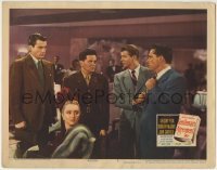 4p348 GENTLEMAN'S AGREEMENT LC #5 1947 John Garfield defends 'Jewish' Gregory Peck as Holm watches!