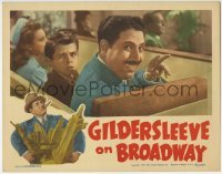 4p355 GILDERSLEEVE ON BROADWAY LC 1943 Harold Peary of radio fame sitting w/ confused Freddie Mercer