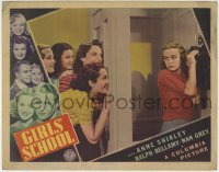 4p358 GIRLS' SCHOOL LC 1938 if teachers only knew what Anne Shirley & friends are studying!