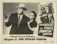 4p367 GOVERNMENT AGENTS VS. PHANTOM LEGION chapter 2 LC 1951 John Pickard, The Stolen Corpse!