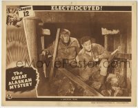 4p372 GREAT ALASKAN MYSTERY chapter 12 LC 1944 Crehan & Stone trapped in mineshaft, Electrocuted!