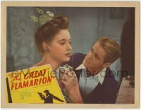 4p374 GREAT FLAMARION LC 1945 close up of Dan Duryea & pretty Mary Beth Hughes, Anthony Mann!