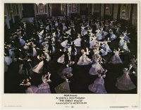 4p376 GREAT WALTZ LC #1 1972 great far shot of many couples dancing in formal ballroom!