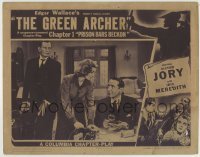 4p378 GREEN ARCHER chapter 1 LC 1940 Victor Jory, Edgar Wallace serial, Prison Bars Beckon!