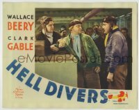 4p400 HELL DIVERS LC 1932 Cliff Edwards restrains Wallace Beery from punching angry Clark Gable!