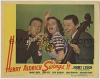 4p403 HENRY ALDRICH SWINGS IT LC #6 1943 Mimi Chandler between Jimmy Lydon & Charles Smith!