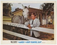 4p421 HORSE IN THE GRAY FLANNEL SUIT LC 1969 Walt Disney, close up of Kurt Russell by horse!