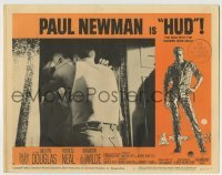 4p430 HUD LC #3 1963 Patricia Neal can't stop drunk Paul Newman's advances, Martin Ritt directed!