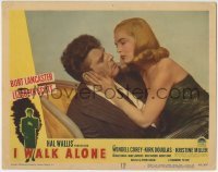 4p436 I WALK ALONE LC #1 1948 best close up of sexy Lizabeth Scott with hands on Burt Lancaster!