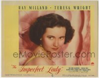 4p444 IMPERFECT LADY LC #1 1946 best head & shoulders portrait of pretty Teresa Wright!