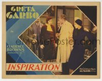 4p452 INSPIRATION LC 1931 sexy French streetwalker Greta Garbo in a tense moment, rare!