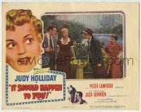 4p461 IT SHOULD HAPPEN TO YOU LC 1954 Judy Holliday, introducing Jack Lemmon, Garson Kanin, Cukor