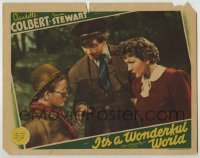 4p463 IT'S A WONDERFUL WORLD LC 1939 James Stewart asks Boy Scout to help Claudette Colbert out!