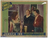 4p466 JAMAICA INN LC 1939 Charles Laughton, Maureen O'Hara, Robert Newton, Alfred Hitchcock, rare!