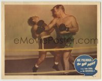 4p474 JOE PALOOKA IN THE BIG FIGHT LC #2 1949 best image of Joe Kirkwood Jr. boxing in the ring!