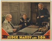 4p477 JUDGE HARDY & SON LC 1939 Lewis Stone tells couple he'll try to help them keep their home!