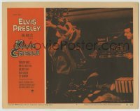 4p488 KING CREOLE LC #7 1958 great close up of Elvis Presley in brawl, directed by Michael Curtiz!