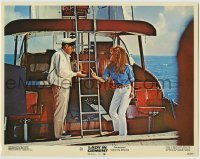 4p503 LADY IN CEMENT LC #5 1968 cool image of Frank Sinatra & sexy Raquel Welch on boat!