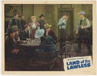 4p506 LAND OF THE LAWLESS LC #3 1947 Johnny Mack Brown breaks up a crooked poker game!