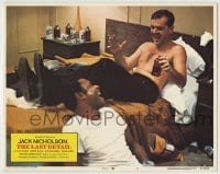 4p512 LAST DETAIL LC #8 1973 wacky shore patrolman Jack Nicholson partying in hotel!