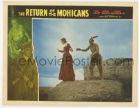 4p515 LAST OF THE MOHICANS LC R1948 Edwina Booth & Native American, The Return of the Mohicans!