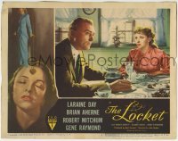 4p534 LOCKET LC #7 1946 Laraine Day looks at distracted Brian Aherne sitting at kitchen table!