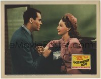 4p552 MAGNIFICENT DOPE LC 1942 romantic close up of Henry Fonda & pretty Lynn Bari holding hands!