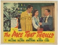 4p648 PACE THAT THRILLS LC #6 1952 Frank McHugh shows cash to Bill Williams & Carla Balenda!