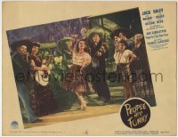 4p661 PEOPLE ARE FUNNY LC #7 1945 Jack Haley in sombrero, south of the border dancing!