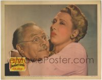 4p664 PERFECT SNOB LC 1941 great c/u of Charlotte Greenwood squeezing Charlie Ruggles tightly!