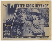 4p666 PERILS OF THE ROYAL MOUNTED chapter 3 LC 1942 Columbia RCMP serial, The Water God's Revenge!