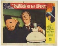 4p670 PHANTOM OF THE OPERA LC #2 1962 horrified Michael Gough pulls mask from disfigured Herbert Lom