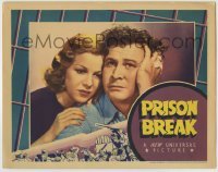 4p684 PRISON BREAK LC 1938 close up of Glenda Farrell consoling injured Barton MacLane!